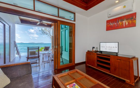 Sea Front Pool Villa Living area 2