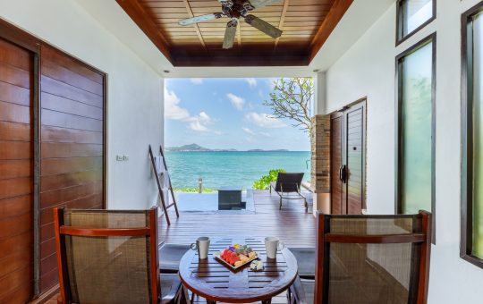 Sea Front Pool Villa Non AC area